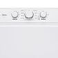 Midea 7 Cu. Ft. Front Load Gas Dryer in White, , large