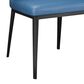 Moe"s Home Collection Delaney Side Chair in Blue, , large