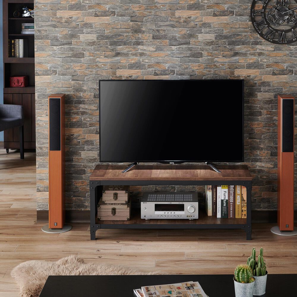 Furniture of America Kirby Entryway Bench in Reclaimed Oak NFM