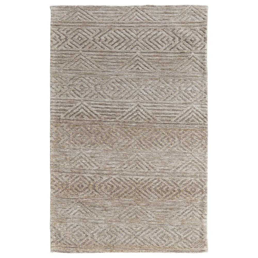 Feizy Colton 3"6" x 5"6" Brown Area Rug, , large