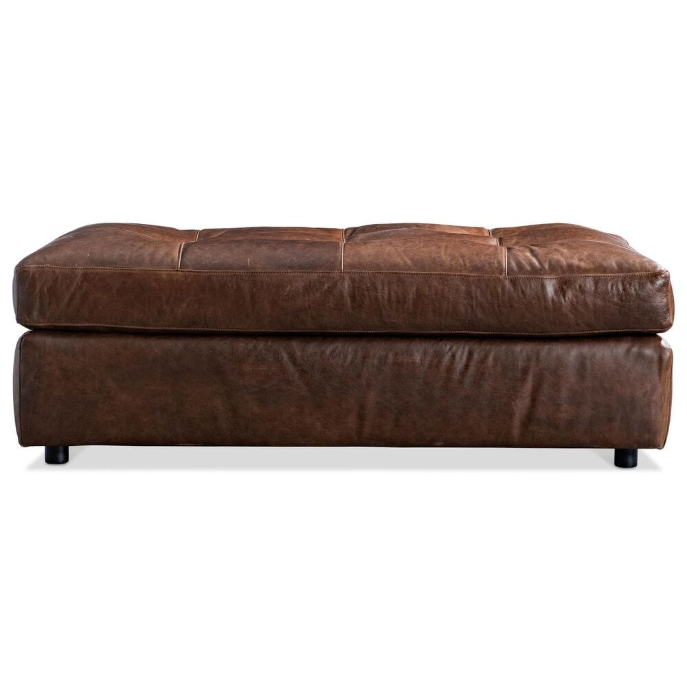 Bernhardt Nest 6-Piece Stationary Right Facing Sectional with Ottoman in Brown, , large