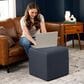 Jaxx Monroe Small Ottoman in Denim, , large