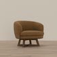 Golden Wave Furniture Moira Swivel Chair in Cocoa, , large