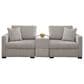 Ashley ModMax Luxe 3-Piece Symmetrical Sectional Sofa with Storage Console in Flint, , large