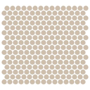 Dal-Tile Color Wheel Matte Urban Putty 13"" X 11"" Ceramic Mosaic Sheet, , large