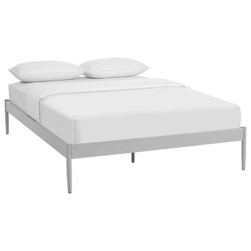 Modway Elsie Queen Platform Bed Frame in Gray, , large
