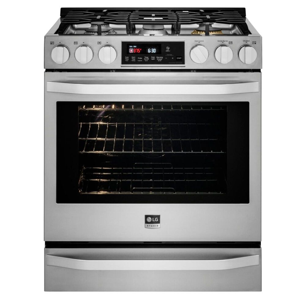 LG LG STUDIO 6.3 cu. ft. Smart wi-fi Enabled Gas Slide-in Range with ProBake Convection in Stainless Steel, , large