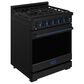 Thor Kitchen Gordon Ramsay 4.6 Cu. Ft. Professional Liquid Propane Range with Blue Handle Kit in Black, , large