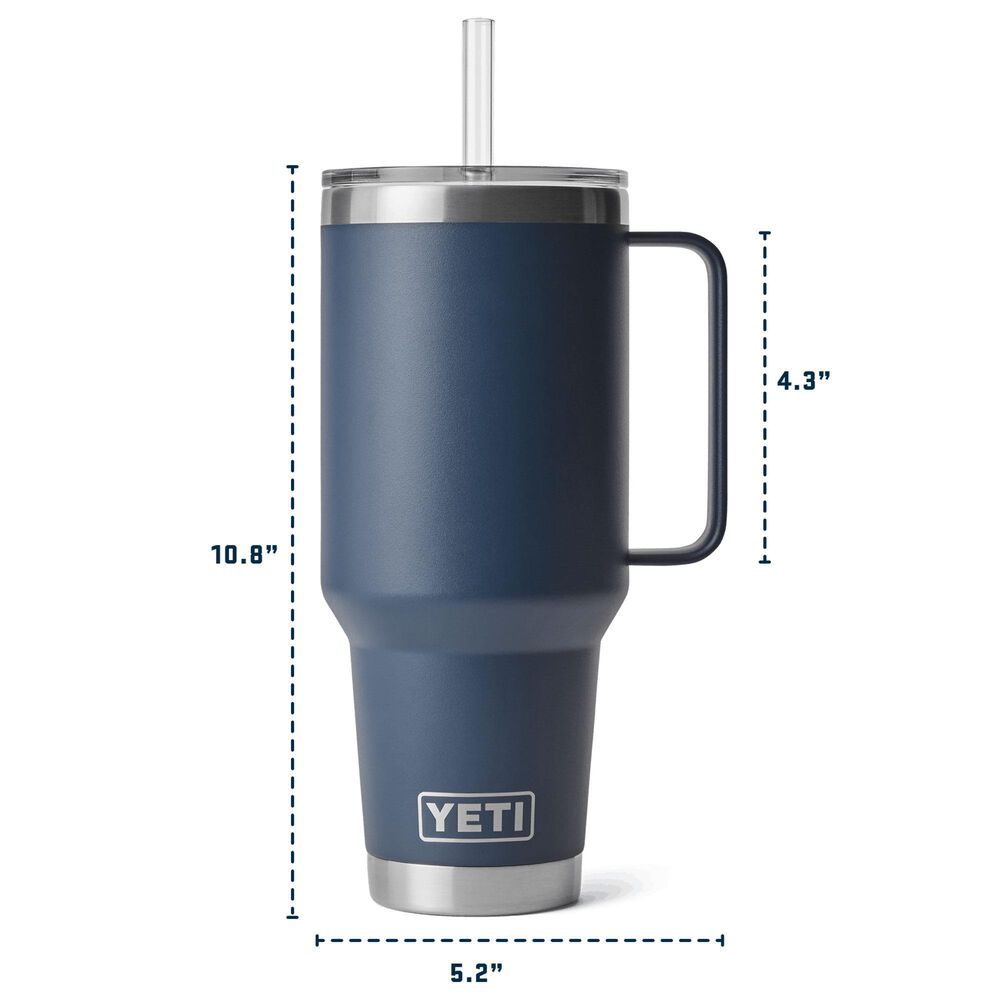 YETI Rambler 42 Oz Straw Mug with Straw Lid in Cherry Blossom, , large