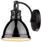Golden Lighting Duncan 1-Light Bath Vanity in Matte Black, , large