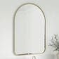 James Martin Rohe 24" Arched Mirror in Champagne Brass, , large