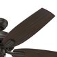 Hunter Newsome 52" Ceiling Fan in Premier Bronze, , large