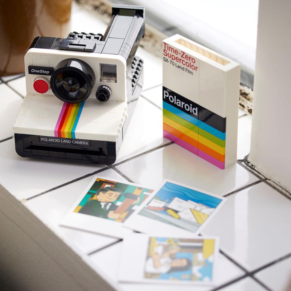 LEGO Ideas Polaroid OneStep SX-70 Camera Building Set in Multicolor, , large