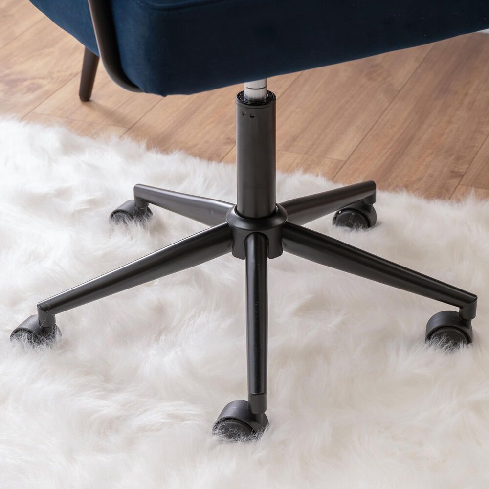 Linon Home Decor Prestwick Office Chair in Navy, , large