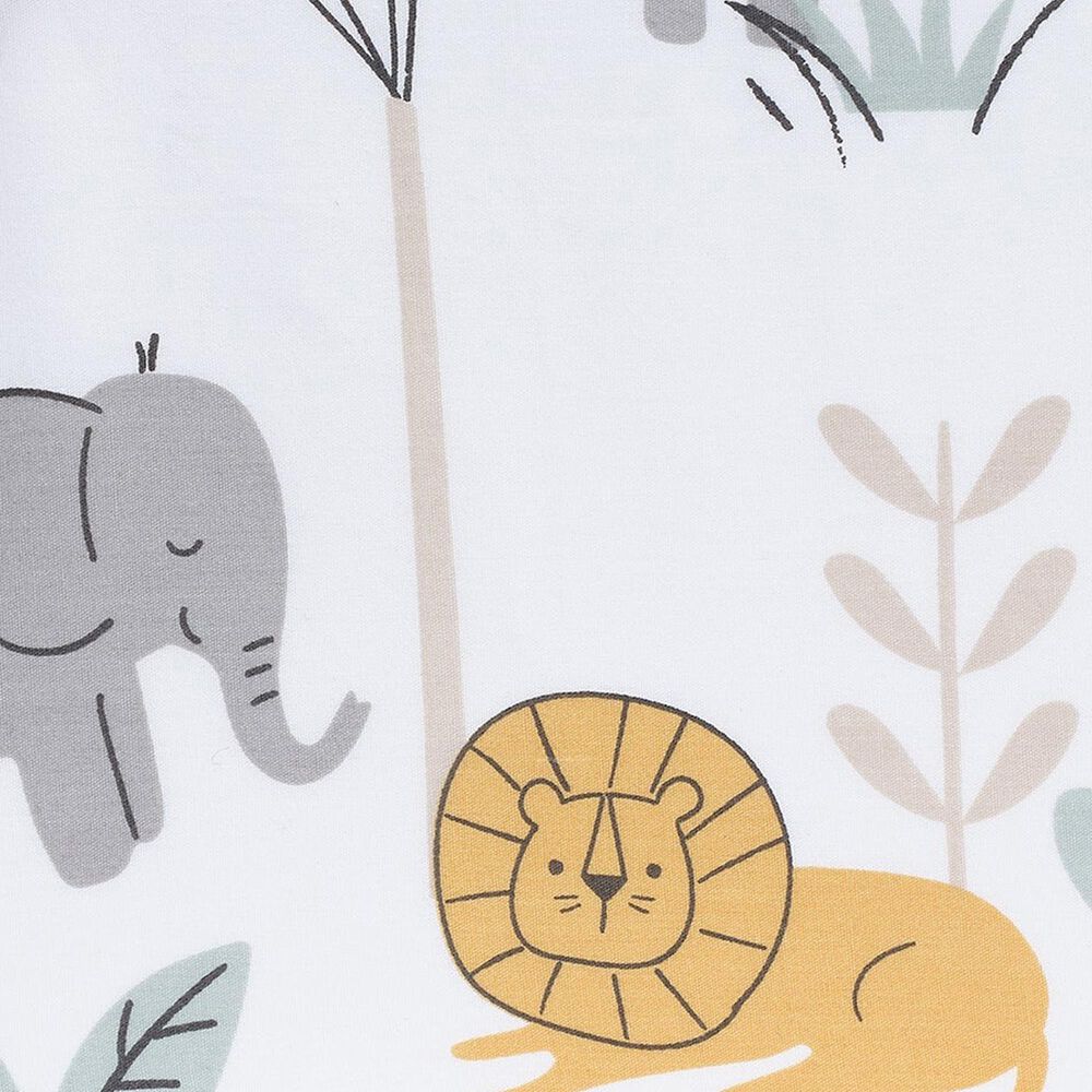 Lambs and Ivy Jungle Adventure 3-Piece Crib Bedding Set in Brown, Gray and White, , large