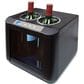 Vinotemp 12 Inch Wide 2 Bottle Capacity Free Standing Wine Cooler with Thermoelectric Technology in Black, , large