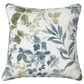 J. Queen New York Evergreen 16" Square Throw Pillow in Blue and Green, , large