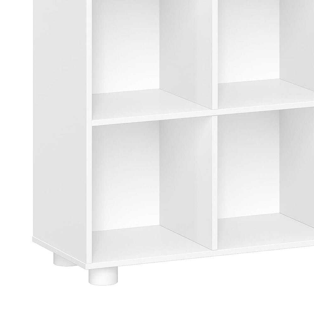 RiverRidge Home Kids Curve Appeal 35" 6-Cubby Bookcase in White, , large