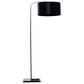 Maple and Jade Industrial Floor Lamp in Black, , large