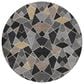Dalyn Rug Company Kenner KN8 Black 8" Round Area Rug, , large