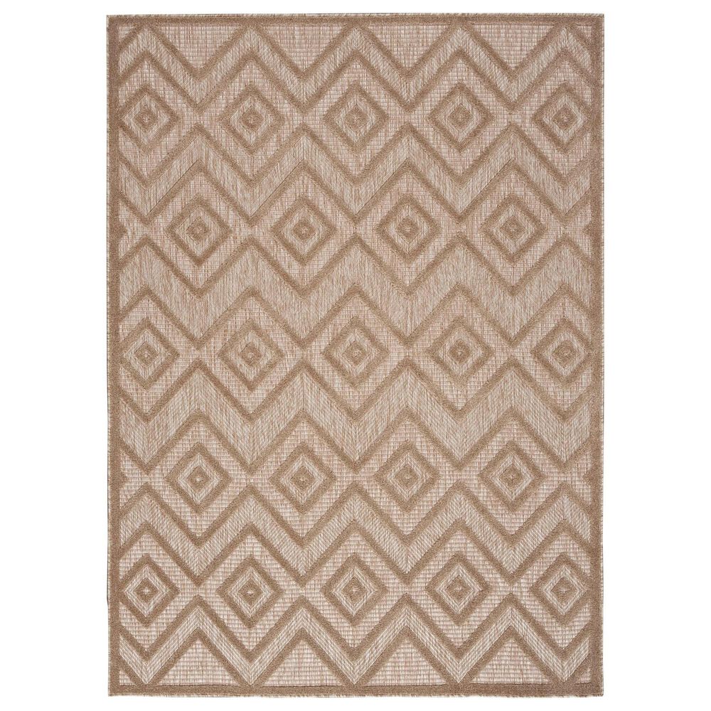 Nourison Versatile 2" x 4" Natural Beige Indoor/Outdoor Area Rug, , large