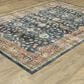 Oriental Weavers Sumter 3"6" x 5"6" Blue and Rust Area Rug, , large