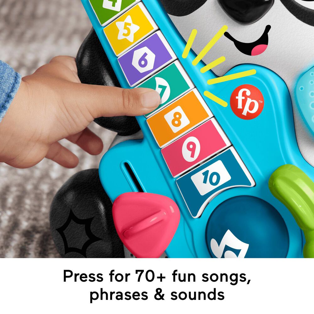 Fisher Price Link Squad Jam and Count Panda Baby Learning Toy, , large