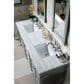 James Martin Vanities Brittany 72" Double Bathroom Vanity in Urban Gray with 3 cm Arctic Fall Solid Surface Top and Rectangle Sinks, , large