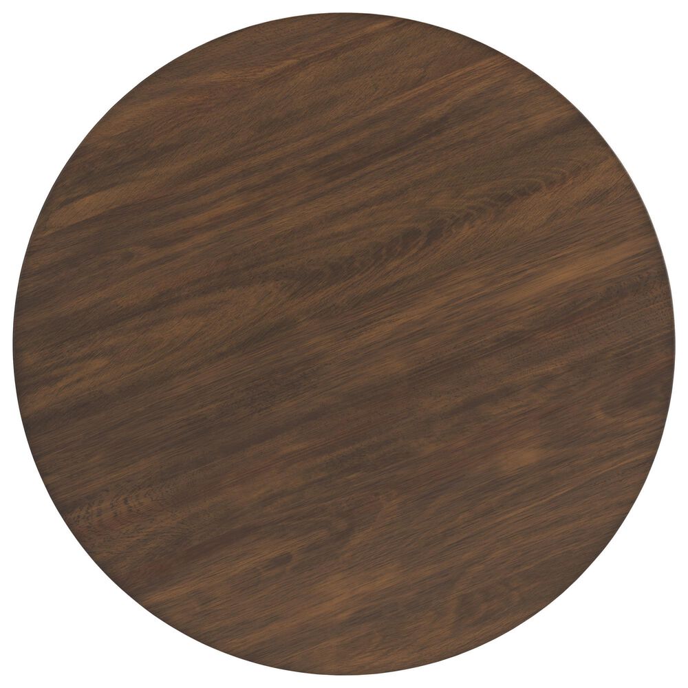 Ashley Lyncott 5-Piece Round Dining Set in Medium Brown, , large