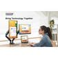 ErgoAV Motion Desk Mount for Dual Monitors in Black, , large