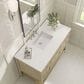 James Martin Vanities Breckenridge 48" Single Vanity in Whitewashed Oak with 3 cm Lime Delight Quartz Top, , large