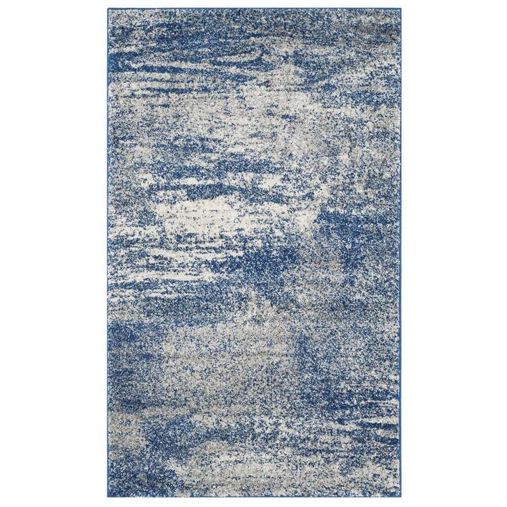 Safavieh Evoke EVK272A-4 4&#39; x 6&#39; Navy/Ivory Area Rug, , large