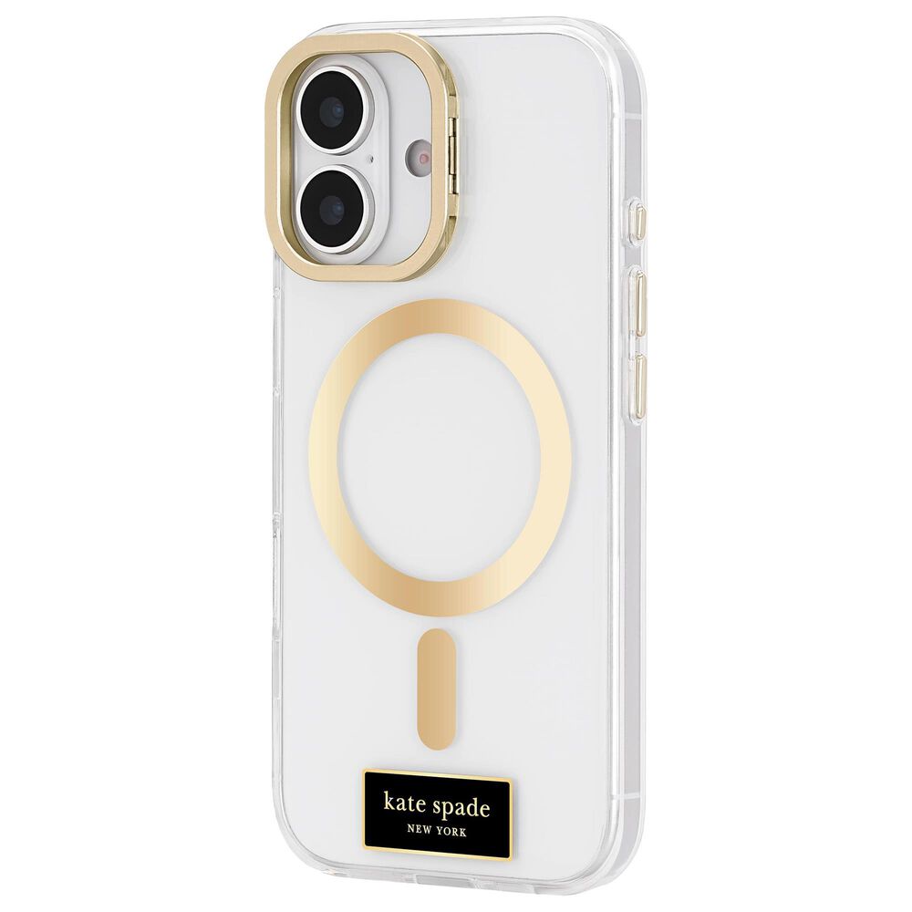 Kate Spade Protective MagSafe Case with Stand for Apple iPhone 17 in Icon Clear, , large