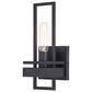 Vaxcel Marquis 1-Light Wall Sconce in Matte Black, , large