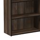 HOMLUX 3-Tier Open Shelf Bookcase in Columbia Walnut, , large