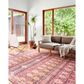 Loloi II Layla  9" x 12" Magenta and Multicolor Area Rug, , large