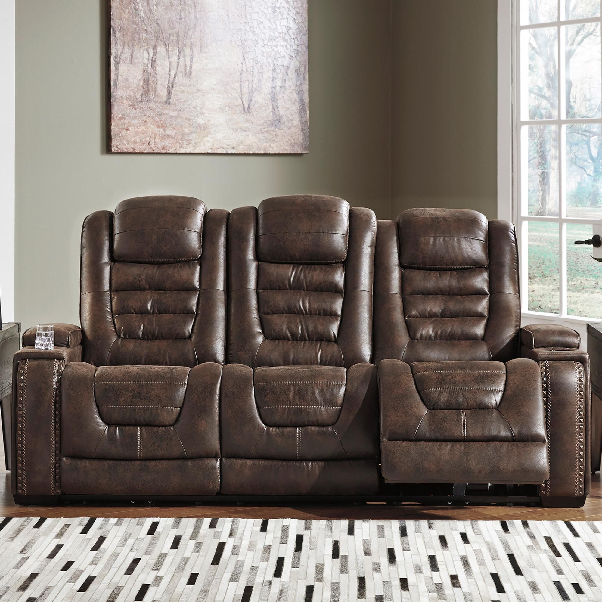 Nfm online reclining sofa