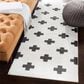 Surya Moroccan Shag MCS-2306 2"7" x 7"3" Black and White Runner, , large