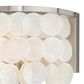Vaxcel Elsa 3-Light Capiz Shell Bathroom Vanity in Satin Nickel, , large