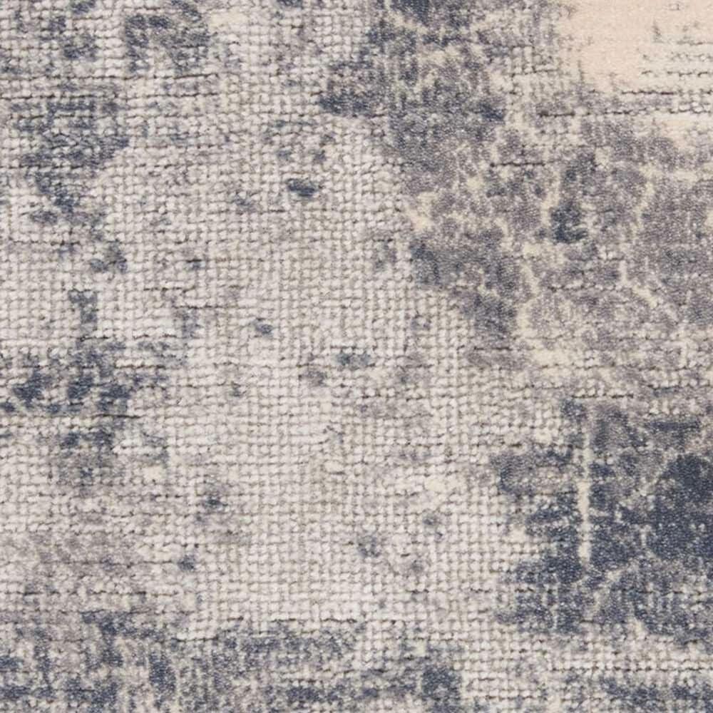 Nourison Rustic Textures Blue and Ivory 9&#39;3&quot; x 12&#39;9&quot; Area Rug, , large