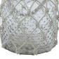 Maple and Jade Round Decorative Indoor/Outdoor Candle Lantern with Rope Handle in Clear and Cream, , large