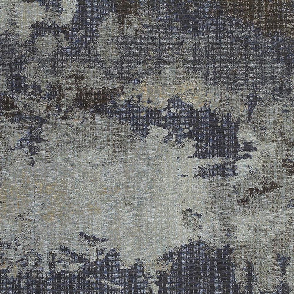 Oriental Weavers Evolution 8049B 5&#39;3&quot; x 7&#39;3&quot; Navy Area Rug, , large