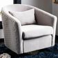 Safavieh Clara Swivel Tub Chair in Pale Taupe, , large