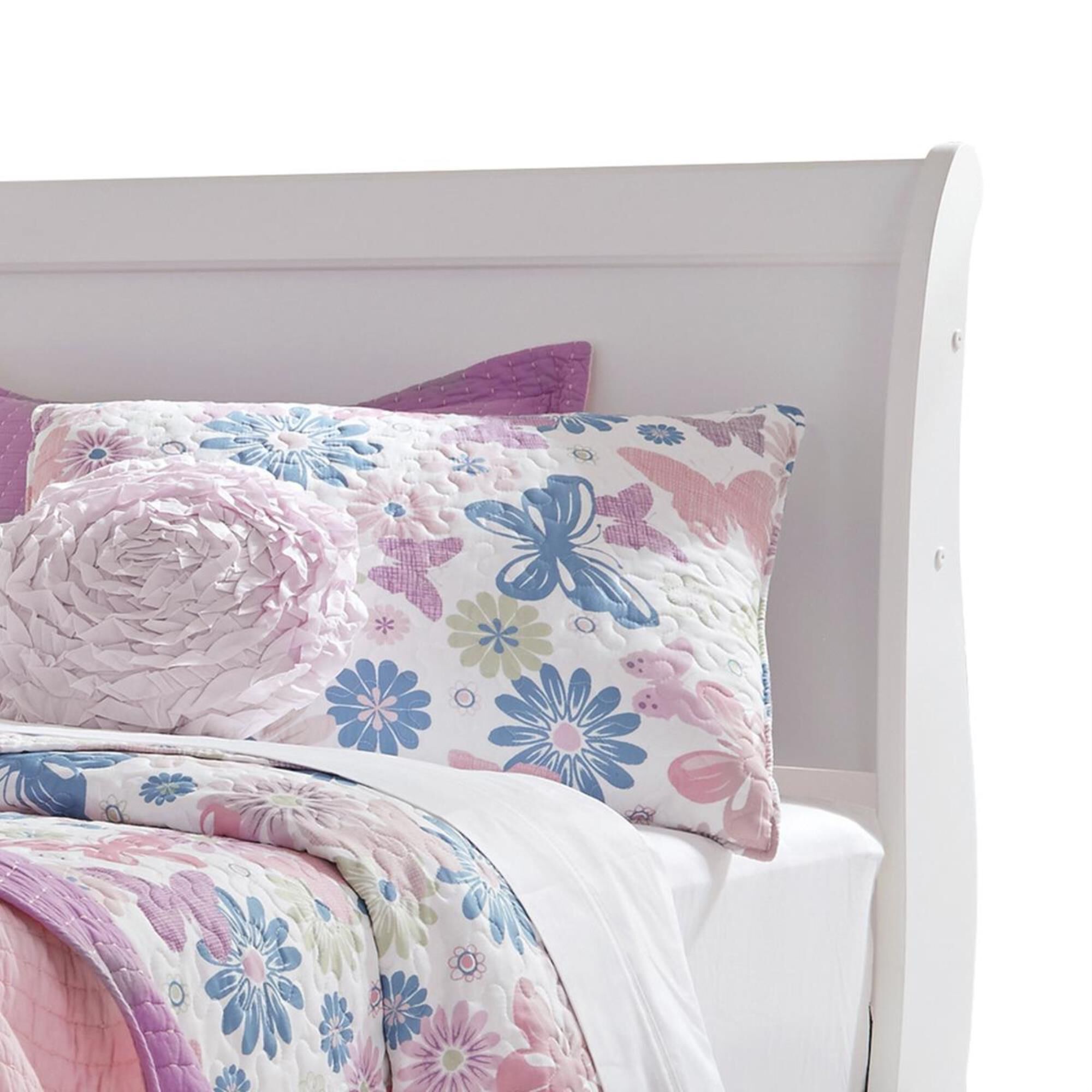 Signature Design by Ashley Anarasia Twin Sleigh Bed in White Shop NFM