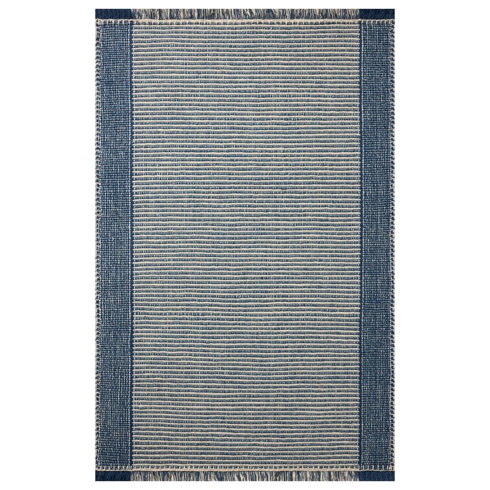 Loloi Sigrid Indigo and Ivory 2"3" x 3"9" Area Rug, , large