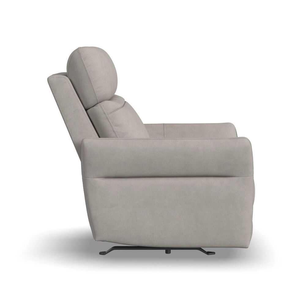 Flexsteel Artemis Power Rocking Recliner with Heat and Massage in Dove, , large