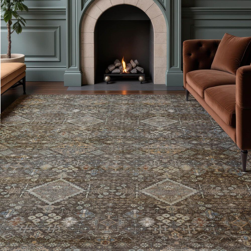 Dalyn Rug Company Aristo AR1 Chocolate 6'6" x 9'6" Area Rug, , large