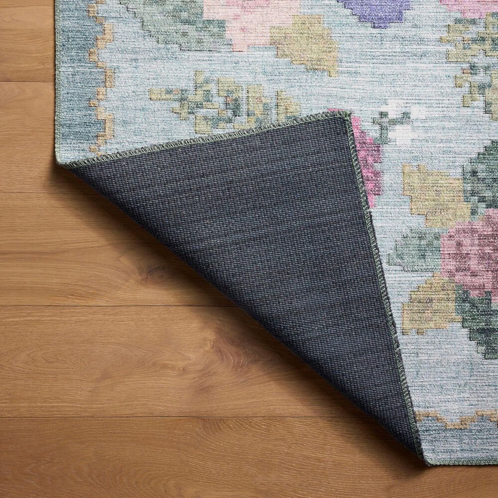 Rifle Paper Co Rosa Antique Rose 2&#39;3&quot; x 3&#39;9&quot; Sky Area Rug, , large