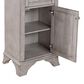 Aurafina Wainwright Free Standing Linen Closet in Old Harbor Gray, , large