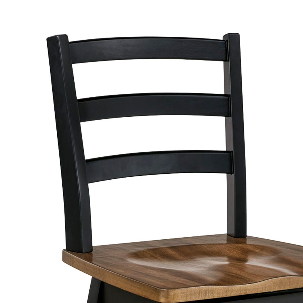Ashley Wildenauer Swivel Counter Stool in Brown and Black, , large